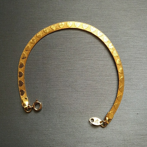 Trifari Jewelry - TRIFARI  signed heart bracelet